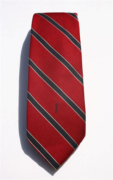 ysl tie red